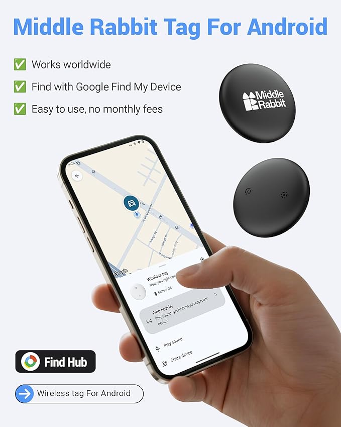 Android Cat Tracker, Tracking Tag, Pet Finder (No Subscription Fee)