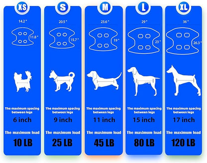 Guzekier Dog Grooming Hammock for Trim Nail, Dog Sling for Grooming, Dog Hammock Restraint Bag with Nail Clippers/Trimmer, Nail File, Pet Comb,Ear/Eye Care (Weight: 20-45 LBS)