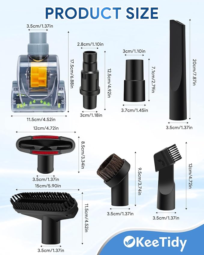 Upgraded Pet Hair Power Brush Attachment for Shark Navigator and Rotator Vacuums, Pet Upholstery Tool & Carpet Turbo Brush,NV350 NV351 NV352 NV356 NV357 NV360 NV501–Part 119FFJ 351FJV540 224FFJ480