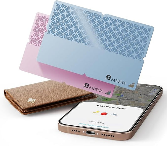 2026 [Apple MFi Certified] (iOS Only) Bluetooth Tracker Smart Card for Apple Find My iPhone Ultra-Thin Wallet GPS Tracker, 5-10 Years Staying Power, Keys Finder & Item Locator for Keys, Bags, Passport