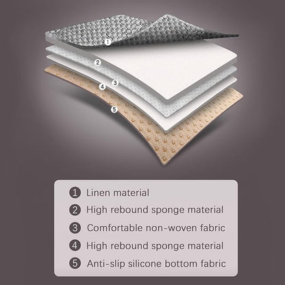 Car Seat Covers Front Seats,2 Pack Seat Covers for Cars Truck SUV,Front Seat Covers with Storage Pocket,Bottom Auto Seat Cushion Pad Mat for Most Vehicles-Gray,Front 2 Pcs