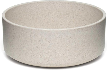 Loving Pets - Dolce Bamboo - Eco-Friendly Pet Bowls & Dishes for Dog, Cats, Puppy Food and Water Dish -Sustainable and Dishwasher Safe, Made with Real Bamboo (Small, Oat-Beige)