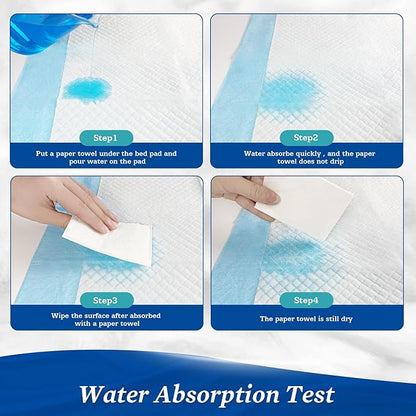 SOFYFINE Premium Chucks Pads Disposable 23"x36" (50 Count) , Leakproof Adults Incontinence Bed Pads, Heavy Duty Absorbent Underpads Waterproof, Extra Large Puppy Pee Training Pad