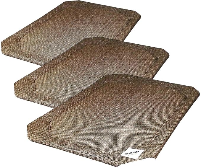 Coolaroo Original Pet Bed Replacement Cover - Nutmeg - Large (43.5" x 31.5") (Pack of 3)