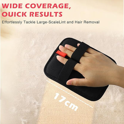 2 Pcs Static Pet Hair Remover Glove, Double Sided Reusable Electrostatic Pet Cat Dog Hair Removal Grooming Brush