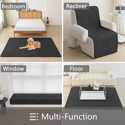 Muamar Dog Bed Cover Sofa Protector,Anti Slip Waterproof Sofa Covers for Living Room Couch Covers,Sofa Mat,Seat Cover, Dog Mat,Pet Pad for Furniture Bed Sofa Protector 1 Piece (60x82 inch, Black)