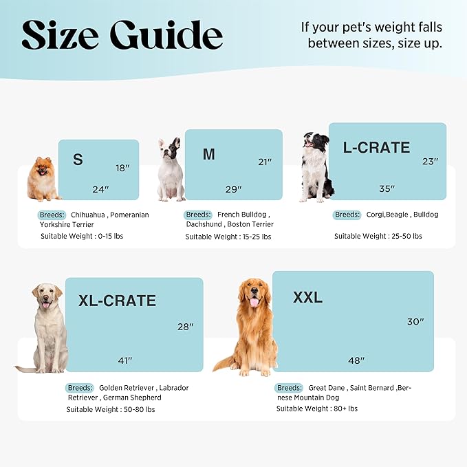LE SURE Dog Cooling Mat for Extra Large Dogs -Q-Max>0.5 XXL Breathable Thin Cool Crate Pad with Chill Cold Fiber and Mesh Base Design, Portable Washable Pet Kennel Mat for Summer, 48x30,Grey