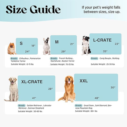 LE SURE Dog Cooling Mat for Extra Large Dogs -Q-Max>0.5 XXL Breathable Thin Cool Crate Pad with Chill Cold Fiber and Mesh Base Design, Portable Washable Pet Kennel Mat for Summer, 48x30,Grey