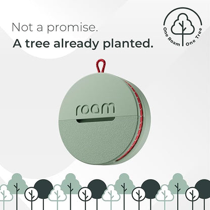 ROAM SMART TRACKER - Bluetooth Tracker & Item Finder for Keys, Luggage, Kid & Pet Gear, and More (iOS, Android), No App or Subscription, Fast Setup, Waterproof | 4-Pack, Blue, Black, Yellow & Green