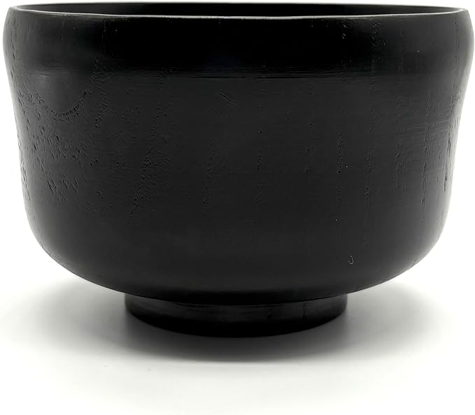 野口熊太郎茶園 Wooden Matcha Bowl, Dishwasher Safe, Lacquered Natural Wood, Nanoparticle Coating, About 5.7 fl oz, Smaller, Made in Japan