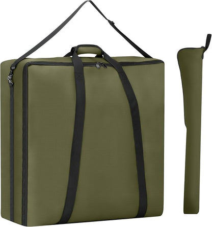32" Dog Playpen Storage Bag, Suitable for Foldable Exercise Pet Playpens, Dog Fence Travel Bag With Handles For Camping and RV Trip, Waterproof Oxford Fabric Green