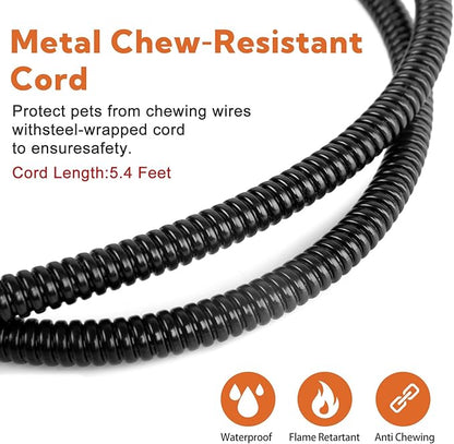 Heating Pad for Cats and Dogs Outdoor,Indoor Warming Cat Heating Pad, Waterproof，Chew Resistant Cord (Grey, 28 X 16)