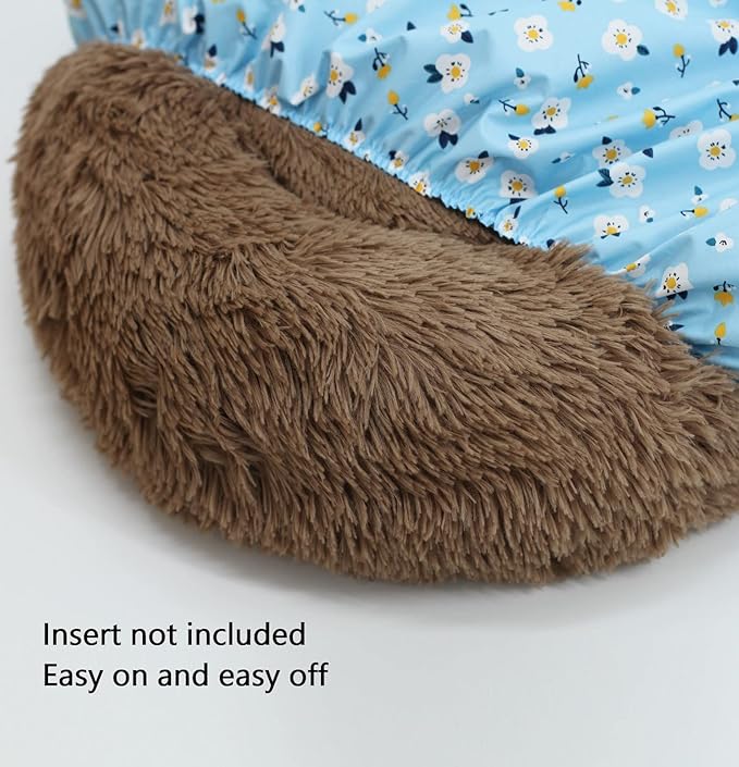 Round Dog Bed Cover Replacement Washable Waterproof Plastic 27 to 28 Inch