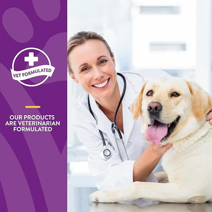 NaturVet VitaPet Adult Daily Vitamins for Dogs with Breath Aid – Includes Full Spectrum of Vitamins, Minerals, Omega-6 Fatty Acids, Parsley – Designed for Dogs Over 1 Year – 180 Ct.