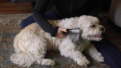 MISTIC COOL Alpha Pro Dog Trimmer for Grooming | Painlessly Removes Knots & Tangles from Long Haired Dogs | Dematting Comb for Dogs & Cats, Pet Grooming Tool