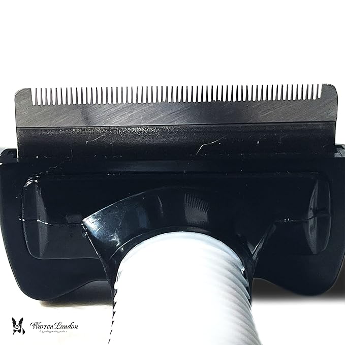 Warren London Medium Long-Hair Deshedding Brush | 2.5″ Stainless ¼″ Teeth | Breaks Up Mats & Captures Loose Undercoat | For Spaniels, Aussies & Mixed Breeds