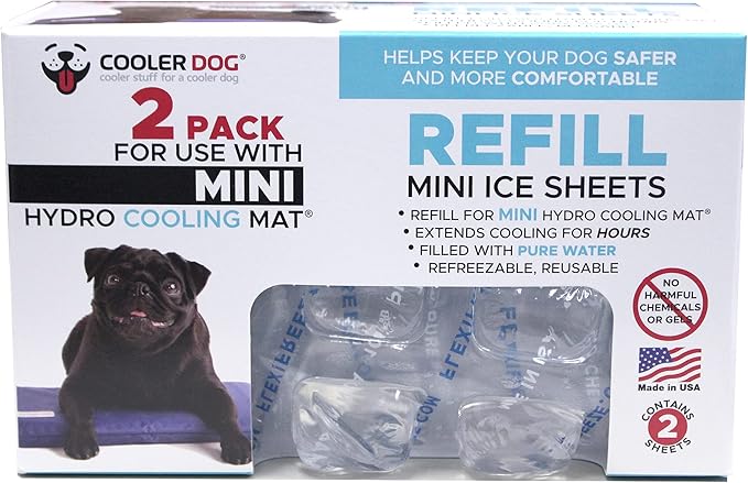 CoolerDog Refill Ice Sheet Mini Hydro Cooling Mat