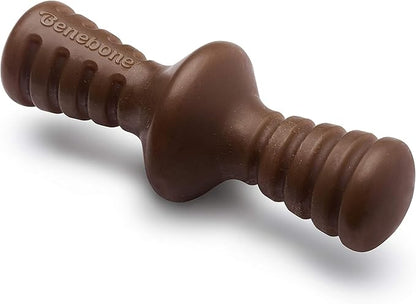 Benebone Zaggler Rolling Dog Chew Toy for Aggressive Chewers, Real Peanut, Made in USA, Small