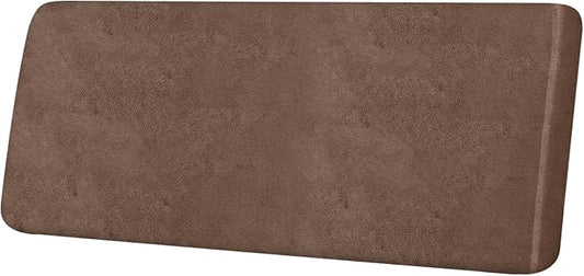 ANARACHON Leather Look Couch Cushion Covers Sofa Seat Slipcovers Sets Couches Furniture Protector for Sectional Armchair Loveseat Pets Kids Stretch Spandex Fabric (1 Cushion Sofa, Brown)