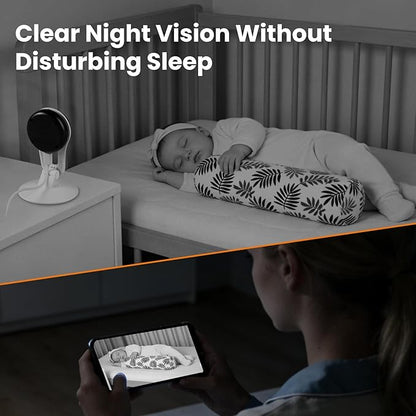 Indoor Camera for Pet & Baby Monitoring, 2K Clear View, Motion Alerts & Night Vision, 2-Way Audio, Easy Setup Home Security Cam, Alexa & Google Home Compatible, 2.4G Wi-Fi only