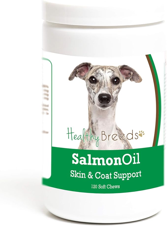 Healthy Breeds Whippet Salmon Oil Soft Chews 120 Count