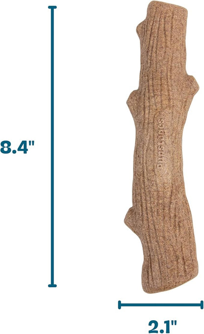 Pupstages Dogwood Dog Chew Toy – Real-Wood Blend, Natural Flavor & Texture, Moderate Chewers, Large, 8.4”