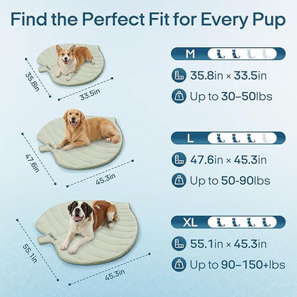 Vagascape Dog Cooling Mat, Washable Pet Cooling Mat, 55" x 45" Thick & Durable Large Cooling Mat for Dogs, Portable Foldable Premium Cooling Pad for Indoor, Outdoor, Travel, Camping, Patio and Beach