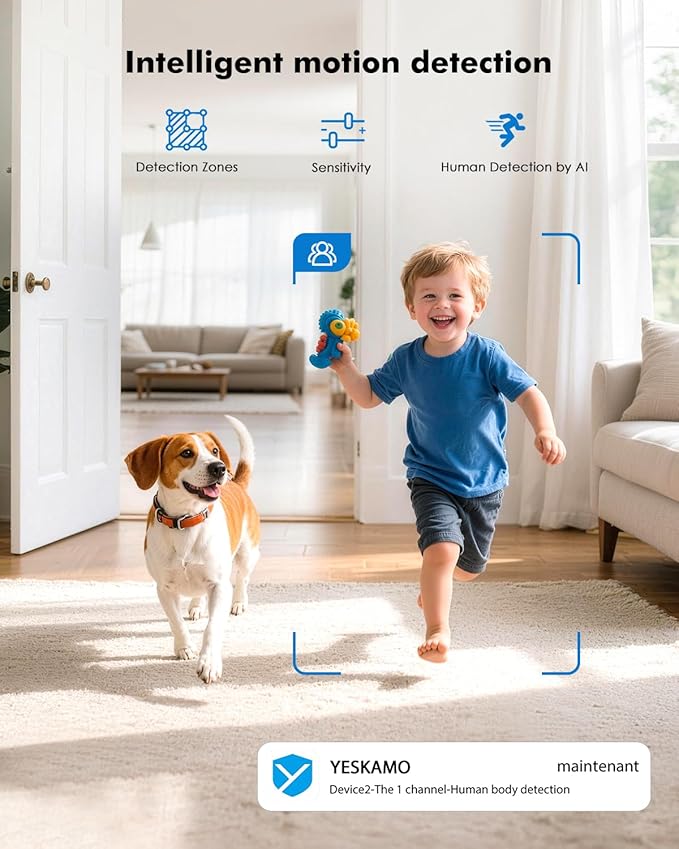 Battery Powered pet camera,true Wireless Indoor Camera, 4MP 2.5K WiFi Camera with Color Night Vision, 355° Pan Tilt, Motion Detection, 2-Way Audio, Dog/Cat/Kids/Baby/Pet Monitor & indoor security