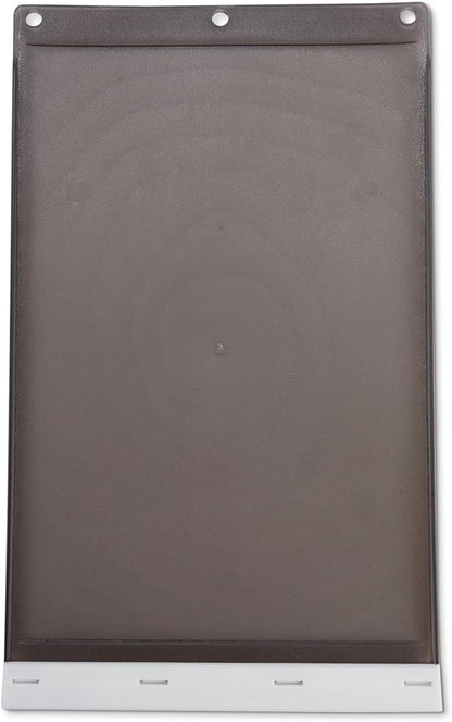 Amazon Basics Dog and Cat Door Replacement Flap, Medium, 7.4 x 12.2 Inches, White and Grey