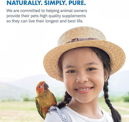 Avian Calm™ Dietary Supplement for Parrots, All-Natural Calming Supplement (120 Servings)