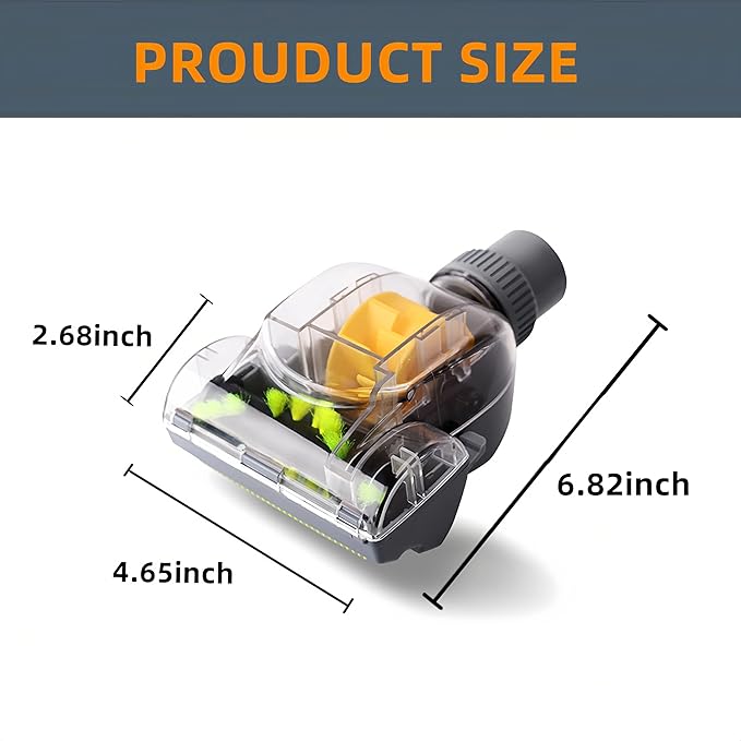 JEDELEOS Upgraded Pet Hair Power Brush Attachment for Shark Navigator NV350 NV351 NV352 NV356 NV356E NV357 NV360 NV370 NV22 NV42 UV420 UV410 UV440 Lift-Away Upright Vacuum Replace Part 119FFJ