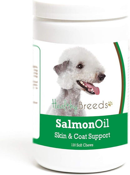 Healthy Breeds Bedlington Terrier Salmon Oil Soft Chews 120 Count