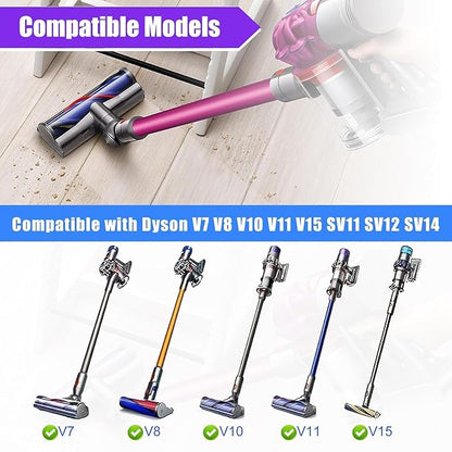 Direct Drive Brush Head Quick-Release Motorhead Cleaner Head for Dyson V7 V8 V10 V11 V15 SV12 Vacuum Cleaner