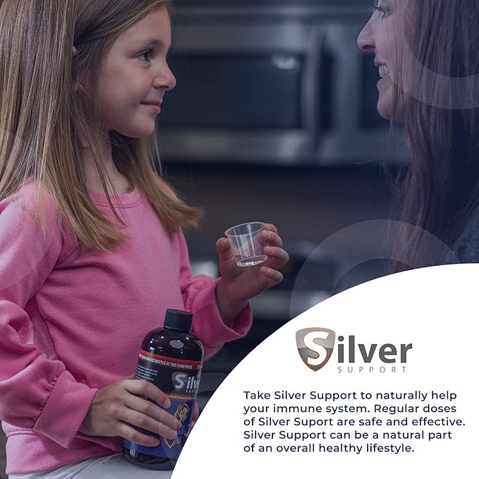 Purified Ionic Silver Technology Liquid Immune Booster for Kids, Pets & Adults Enhances Wellness