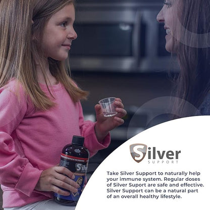Purified Ionic Silver Technology Liquid Immune Booster for Kids, Pets & Adults Enhances Wellness