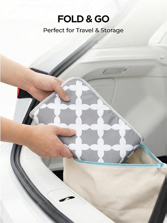 Dog Cooling Mat for Dogs & Cats, Soft Breathable Cooling Pad for Dog Bed, 23"x18" Self Cooling Crate Mat for Dogs, No Gel Washable Non-Slip Pet Cooling Mat Indoor Outdoor, Gray