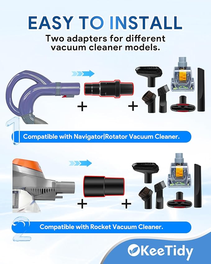 Upgraded Pet Hair Power Brush Attachment for Shark Navigator and Rotator Vacuums, Pet Upholstery Tool & Carpet Turbo Brush,NV350 NV351 NV352 NV356 NV357 NV360 NV501–Part 119FFJ 351FJV540 224FFJ480