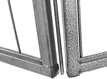 Giantex 48 inch Dog Fence with Door, 16/8 Panels Dog Playpen for Outside Large Dogs, Portable Pet Playpen Fencing Enclosures, Heavy Duty Metal Camping Fences for The Yard (8 Panels, 48 inch)