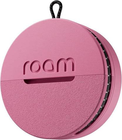 ROAM SMART TRACKER - Bluetooth Tracker & Item Locator for Keys, Luggage, Kid & Pet Gear, (iOS, Android), No App or Subscription, Fast Setup, Waterproof, 1-Pack, Pink