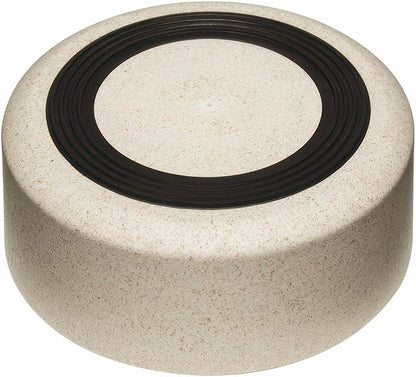 Loving Pets - Dolce Bamboo - Eco-Friendly Pet Bowls & Dishes for Dog, Cats, Puppy Food and Water Dish -Sustainable and Dishwasher Safe, Made with Real Bamboo (Small, Oat-Beige)