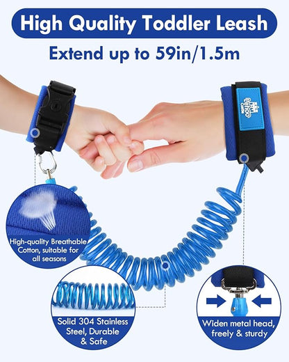 Lehoo Castle Toddler Leash, Toddler Harness with Leash with Anti Lost Wrist Link for Kids, Baby Leash with Key, Kids Leashes for Boys