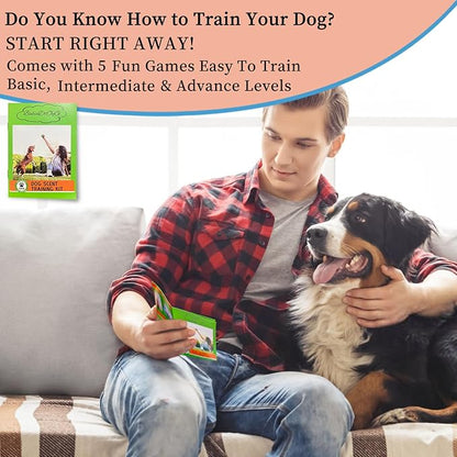 Dog Scent Training kit, Brain Games, Hide and Seek Toys - Fun Nose Work Games, Sniff and Seek Sniffing Toys, Dog Nosework Kit, Scent Work Kit for All Ages Dog (Orange)