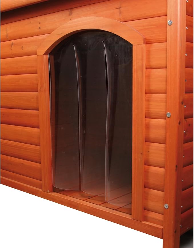 Trixie Vinyl Dog Door Flap, Fits 12 x 15.75-in Wooden Dog House Opening, Replacement Doggie Door Curtain Flap for Wooden Doghouses