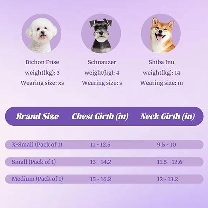 YIMEIS Dog Harness and Leash Set, No Pull Soft Mesh Pet Harness, Reflective Adjustable Puppy Vest for Small Medium Large Dogs, Cats (Purple, Medium (Pack of 1)