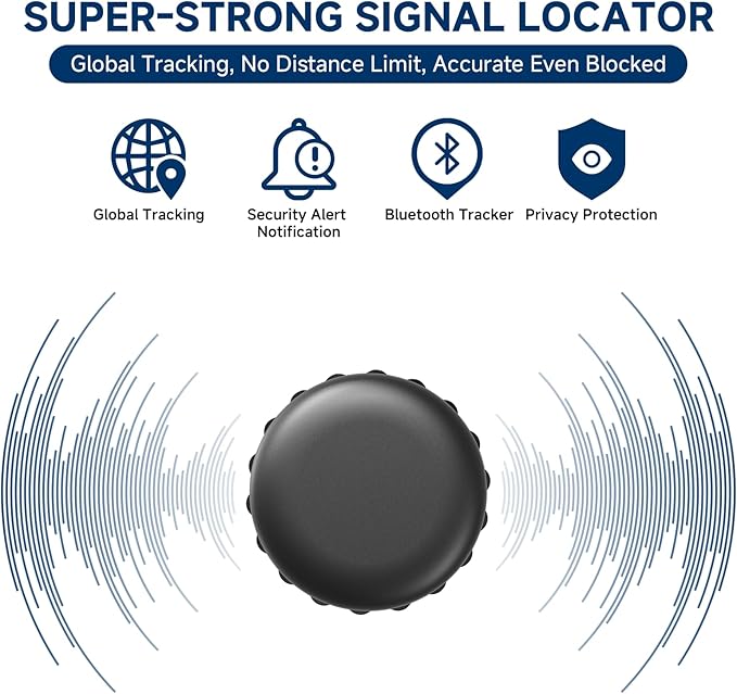 GPS Tracker for Vehicles-Real-Time Mini Magnetic Car Tracker Device with Free App, Hidden GPS Tracking Device for Cars,Trucks,Motorcycles,Kids,Pets|Anti-Theft Vehicle Tracker|No Monthly Fee