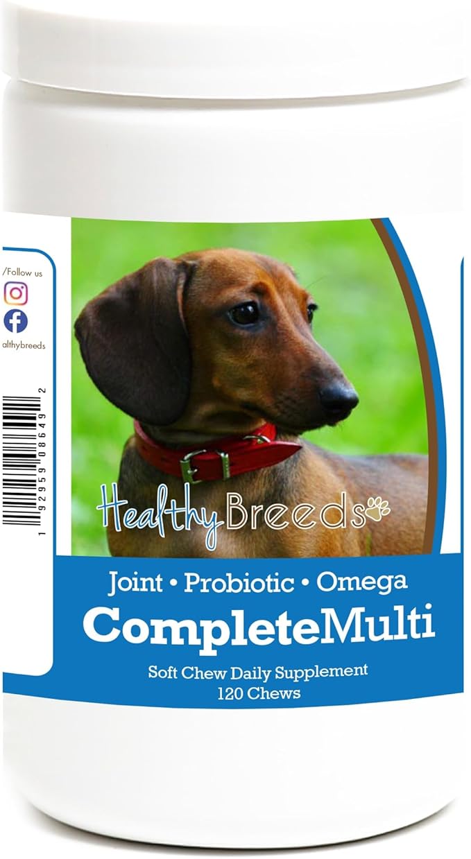 Healthy Breeds Dachshund All in One Multivitamin Soft Chew 120 Count