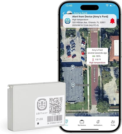 UBITracer Multi-Sensor GPS: in-Car Temperature Monitor + Accurate Car Tracker. Fast Recover Stolen Car. Alert Heatstroke. Long Battery. Low Subscription Fee; Free First Month Service.