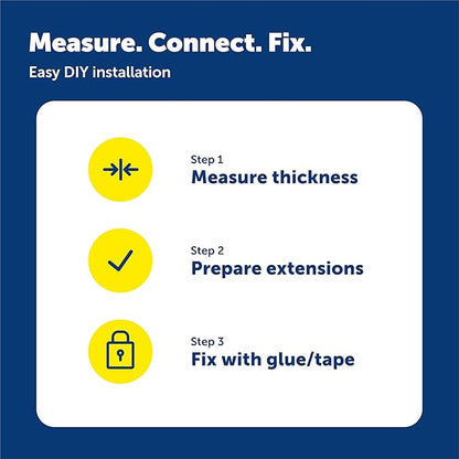 PetSafe SmartDoor Connected Pet Door Tunnel Extension - Long-Lasting Durable 2" Plastic Depth Extender - Quick No Tool DIY Setup for Interior Exterior Wall Installations - Large