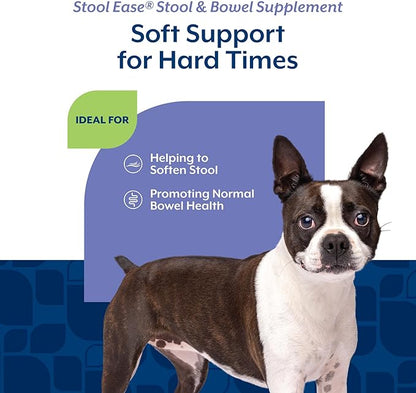 NaturVet – Stool Ease for Dogs – 40 Soft Chews – Helps Maintain Regular Bowel Movements – Enhanced with Sugar Beet Pulp, Flaxseed & Psyllium Husk – 40 Day Supply