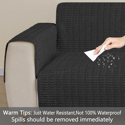 Muamar Dog Bed Cover Sofa Protector,Anti Slip Waterproof Sofa Covers for Living Room Couch Covers,Sofa Mat,Seat Cover, Dog Mat,Pet Pad for Furniture 1 Piece (30x70 inch, Black)